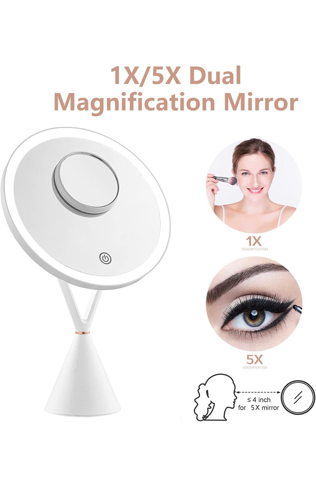 Specchio Trucco LED Professionale con Luce Naturale