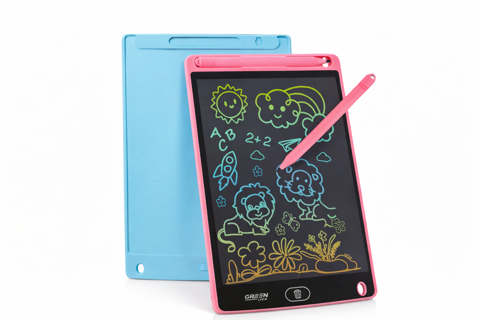 Lavagna LCD per Bambini 8.5” con Penna – Scrittura Colorata