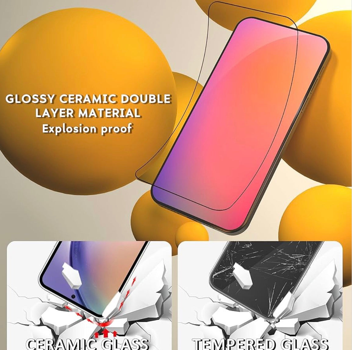 Vetro Temperato 9H per iPhone – Protezione Schermo Trasparente