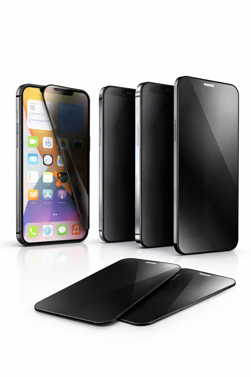 Vetro Temperato Privacy Anti-Spy per iPhone – Protezione Schermo 9H